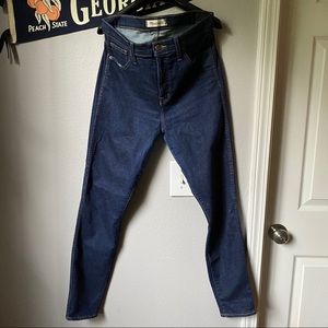 EUC Madewell 10" High-Rise Skinny Jeans in Hayes
